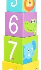 Small Foot Company Small Foot Stapelblokken Wilde Dieren 15 Cm -Duurzamer-speelgoed Winkel 146x840