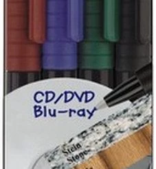 Faber-Castell Marker Faber Castell Multimark Permanent F Etui Met 4 Stuks FC-151304