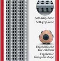 Faber-Castell Faber Castell Potlood FC Grip 2001 HB Met - Gum 3st. Op Blister