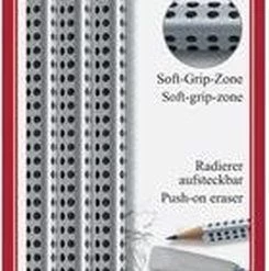 Faber-Castell Faber Castell Potlood FC Grip 2001 HB Met - Gomdop - 3st. Op Blister