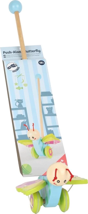 Small Foot Company Small Foot Stokroller Vlinder Hout 61 Cm 2 Small Foot Company Small Foot Stokroller Vlinder Hout 61 Cm - Afbeelding 2