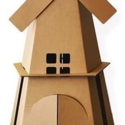 Kartonnen Windmolen - Cadeau Van Duurzaam Karton - Hobbykarton - KarTent -Duurzamer-speelgoed Winkel 348x840