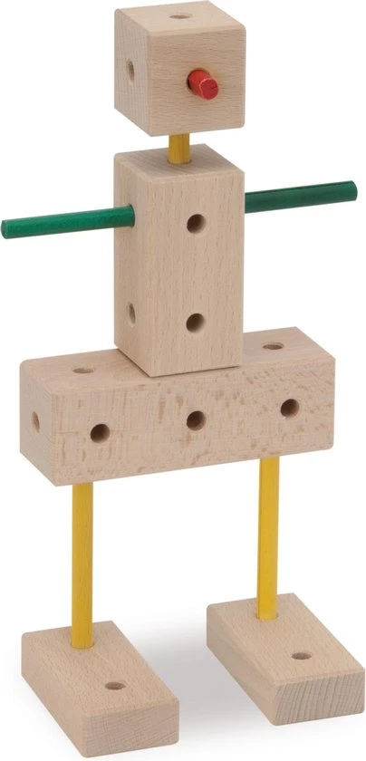 Matador Maker 3+ 108-delig Ki2 Houten Bouwset 10 Matador Maker 3+ 108-delig Ki2 Houten Bouwset - Afbeelding 10