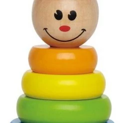 Hape Houten Stapeltoren Clown 16,5 Cm