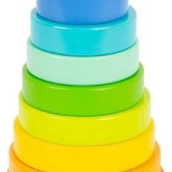 Small Foot Company Small Foot - Stacking Tower Shape-Fitting Rainbow -Duurzamer-speelgoed Winkel 426x840
