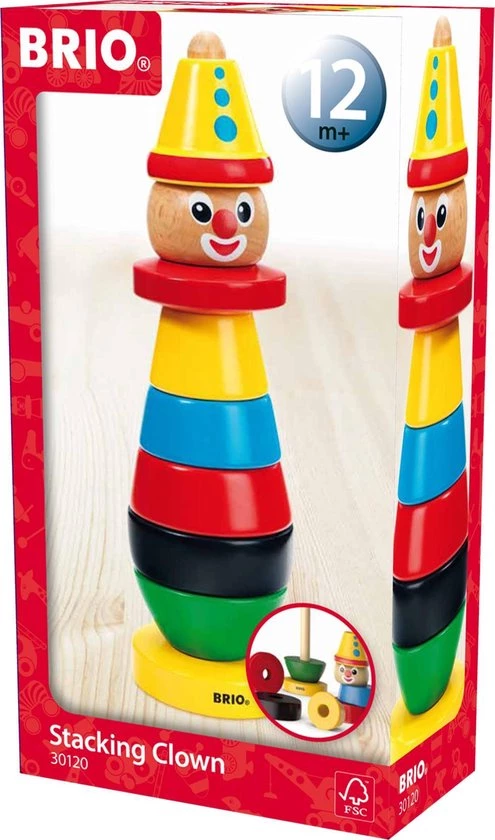 BRIO Stapelclown - 30120 1 BRIO Stapelclown - 30120