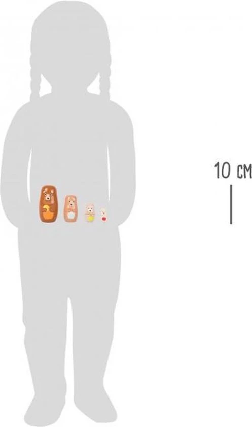 Small Foot Company Small Foot - Bear Family Matryoshka 4 Small Foot Company Small Foot - Bear Family Matryoshka - Afbeelding 4