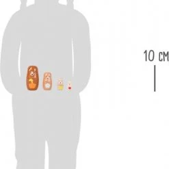Small Foot Company Small Foot - Bear Family Matryoshka 10 Small Foot Company Small Foot - Bear Family Matryoshka -Duurzamer-speelgoed Winkel 499x840