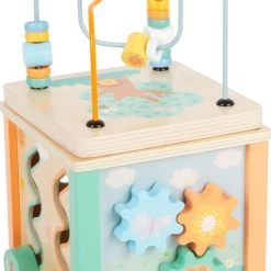 Small Foot Company Small Foot - Motor Activity Cube Pastel -Duurzamer-speelgoed Winkel 504x840 1