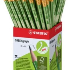 Stabilo Potlood Greengraph Hardheid Hb 60 Stuks Display