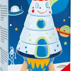 Small Foot Company Small Foot Stapelraket Space Hout Junior 15 Cm 5-delig -Duurzamer-speelgoed Winkel 514x840 1