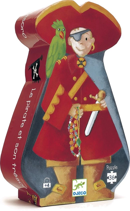 Djeco De Piraat En Z'n Schat - 36 Stukjes 2 Djeco De Piraat En Z'n Schat - 36 Stukjes - Afbeelding 2