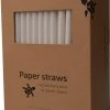 Natural Tableware Natural Straws Papieren Rietjes - 20 Cm - Wit - 250 Stuks - 100% Composteerbaar