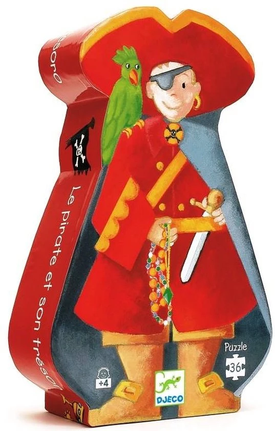 Djeco De Piraat En Z'n Schat - 36 Stukjes 8 Djeco De Piraat En Z'n Schat - 36 Stukjes - Afbeelding 8