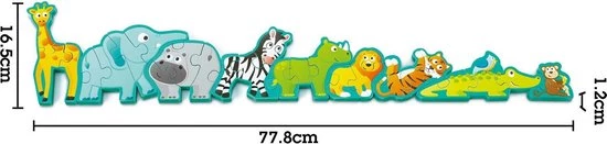 Hape Vormenpuzzel Dieren En Alfabet Hout 78 Cm 26-delig 4 Hape Vormenpuzzel Dieren En Alfabet Hout 78 Cm 26-delig - Afbeelding 4
