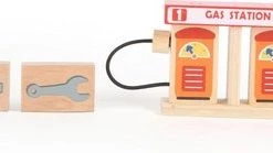 Small Foot Company Small Foot - Auto Repair Shop With Petrol Station -Duurzamer-speelgoed Winkel 550x139