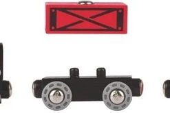 Hape Stoomtrein 5-delig Zwart/rood -Duurzamer-speelgoed Winkel 550x165