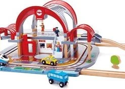 Hape - Grand City Station - Houten Treinset