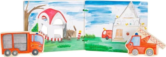 Small Foot Company Small Foot - Picture Book Fire Brigade, Interactive 2 Small Foot Company Small Foot - Picture Book Fire Brigade, Interactive - Afbeelding 2