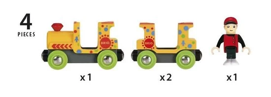 BRIO Pretpark Trein - 33741 4 BRIO Pretpark Trein - 33741 - Afbeelding 4