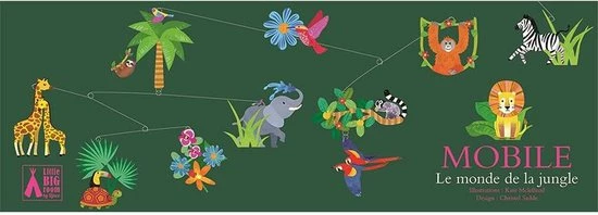 DJECO Mobiel Oerwoud Amazone - De Wereld Van De Jungle 5 DJECO Mobiel Oerwoud Amazone - De Wereld Van De Jungle - Afbeelding 5