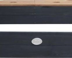 AXI Amy Houten Zandbak Antraciet/Bruin - Incl. Beschermhoes, Opbergruimte En Zitbankjes - FSC Hout - 115x115cm -Duurzamer-speelgoed Winkel 550x199 4