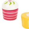 SFC Toys Houten Speelgoed Eten En Drinken - Cupcakes - FSC - Houten Speelgoed Vanaf 3 Jaar