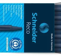 Schneider Schrijfwaren Balpen Schneider Reco Donker Blauw, Schrijfkleur: Blauw S-131813 -Duurzamer-speelgoed Winkel 550x225 1