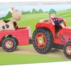 Small Foot Company Small Foot Tractor Met Trailer Hout 4-delig -Duurzamer-speelgoed Winkel 550x239 2