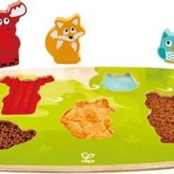 Hape Dieren Uit Het Bos Vormenpuzzel