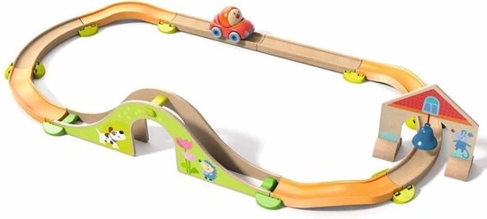 Haba Rollebollen Knikkerbaan Brugrally 1 Haba Rollebollen Knikkerbaan Brugrally