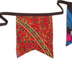 Maame Tumi Stoffen Slingers | Slingers Verjaardag | Slingers Stof | Leuk Sinterklaas Cadeau | Origineel Ontwerp | Herbruikbaar | Wasbaar | Handgemaakt | Feest | Versiering