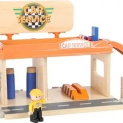 Small Foot Company Small Foot - Auto Repair Shop With Petrol Station -Duurzamer-speelgoed Winkel 550x250 3