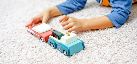 Mr. Dendro - Houten Speelgoed Auto Set - 4 Grote Houten Auto's 5 Mr. Dendro - Houten Speelgoed Auto Set - 4 Grote Houten Auto's - Afbeelding 5