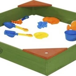 Sunny Daisy Houten Zandbak In Groen - Incl. Beschermhoes - FSC Hout - Zandbak Voor Kinderen Met Zitbankjes - 90x90x13,5cm 10 Sunny Daisy Houten Zandbak In Groen - Incl. Beschermhoes - FSC Hout - Zandbak Voor Kinderen Met Zitbankjes - 90x90x13,5cm -Duurzamer-speelgoed Winkel 550x263 4