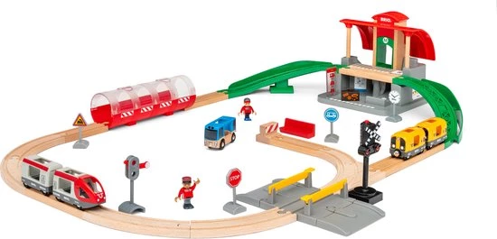 BRIO Centraal Stationset - 33989 - Treinbaan 3 BRIO Centraal Stationset - 33989 - Treinbaan - Afbeelding 3