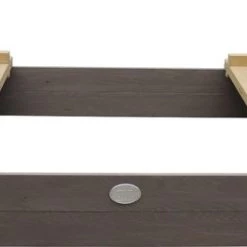 AXI Ella XL Houten Zandbak In Grijs/Bruin - Met Zitbankjes En Deksel - FSC Hout - 120x120x20cm - Zandbak Voor Kinderen -Duurzamer-speelgoed Winkel 550x265 5