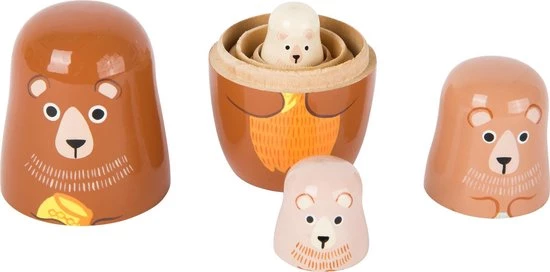Small Foot Company Small Foot - Bear Family Matryoshka 2 Small Foot Company Small Foot - Bear Family Matryoshka - Afbeelding 2