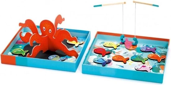 Djeco - Djeco Octopus Hengelspel 3 Djeco - Djeco Octopus Hengelspel - Afbeelding 3