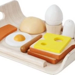 Plantoys Plan Toys Breakfast Menu - Houten Keuken Speelgoed - Speelgoed Houten Keukentje