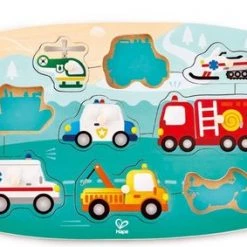Hape - Knoppuzzel Hulpdiensten