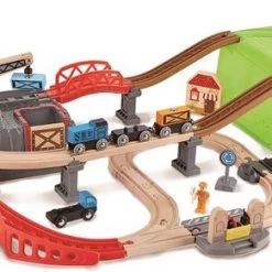 Hape Bouwset Houten Treinbaan In Emmer -Duurzamer-speelgoed Winkel 550x291 2