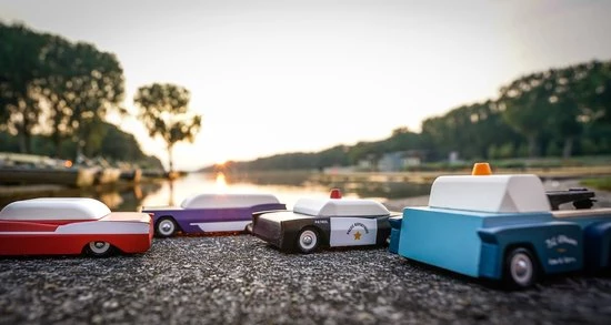 Mr. Dendro - Houten Speelgoed Auto Set - 4 Grote Houten Auto's 3 Mr. Dendro - Houten Speelgoed Auto Set - 4 Grote Houten Auto's - Afbeelding 3