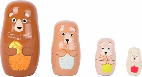 Small Foot Company Small Foot - Bear Family Matryoshka 1 Small Foot Company Small Foot - Bear Family Matryoshka