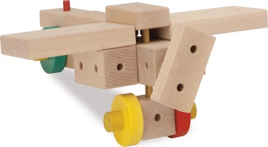 Matador Maker 3+ 108-delig Ki2 Houten Bouwset 6 Matador Maker 3+ 108-delig Ki2 Houten Bouwset - Afbeelding 6