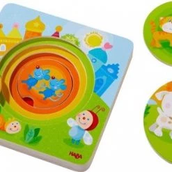 HABA Houten Puzzel Kakelbonte Jonge Dieren 9 HABA Houten Puzzel Kakelbonte Jonge Dieren -Duurzamer-speelgoed Winkel 550x302 8
