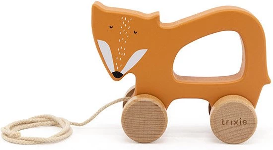 Trixie Houten Trekfiguur - Mr. Fox 1 Trixie Houten Trekfiguur - Mr. Fox