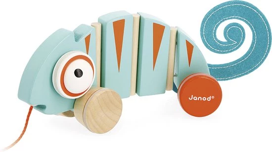 Janod Tropik - Trekfiguur Kameleon 4 Janod Tropik - Trekfiguur Kameleon - Afbeelding 4