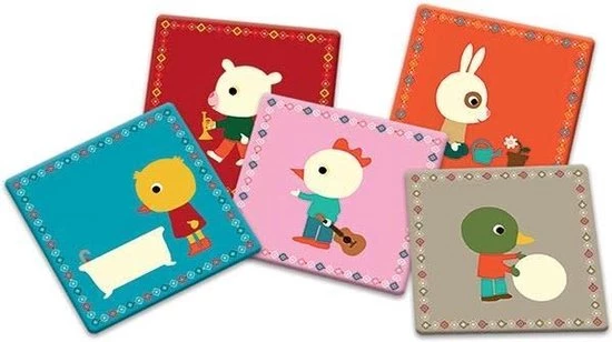 Memory Geant Vrienden Djeco +3jr 2 Memory Geant Vrienden Djeco +3jr - Afbeelding 2