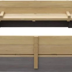 AXI Ella XL Houten Zandbak In Grijs/Bruin - Met Zitbankjes En Deksel - FSC Hout - 120x120x20cm - Zandbak Voor Kinderen -Duurzamer-speelgoed Winkel 550x320 6